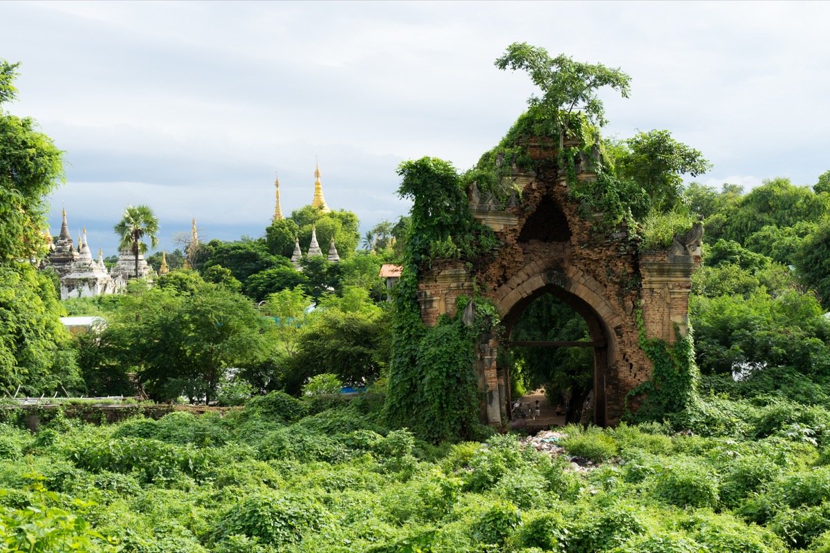 Pagoda ruins in Inwa