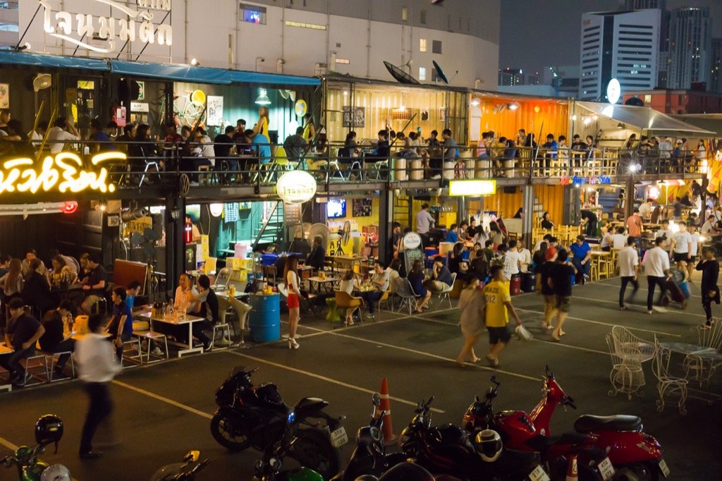 Rod Fai Market in Bangkok