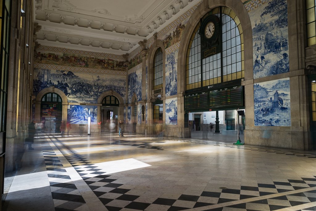 Sao Bento train station in Porto