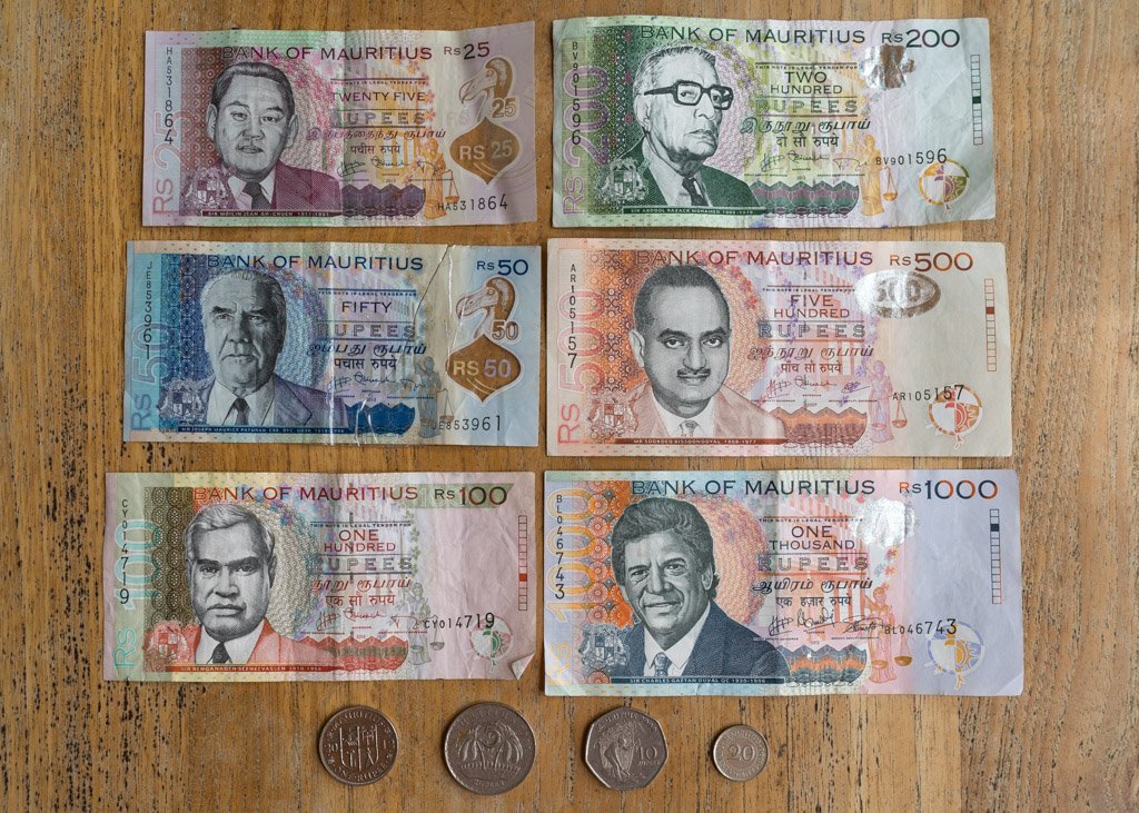 Currency in Mauritius