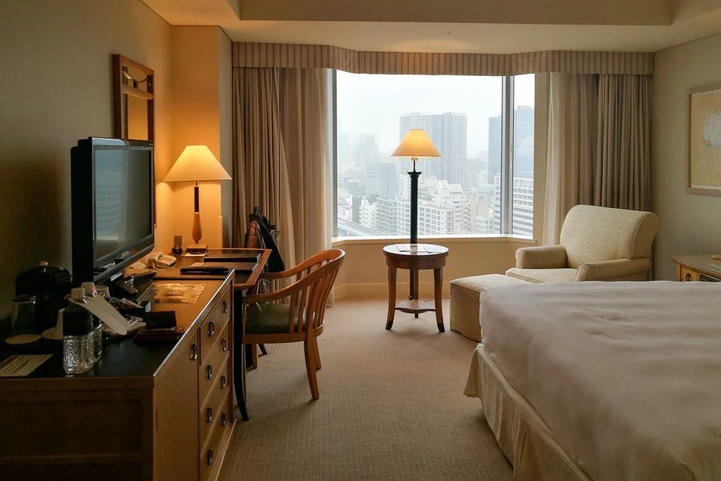 Room at the 17th floor of the Intercontinental Tokyo Bay Hotel