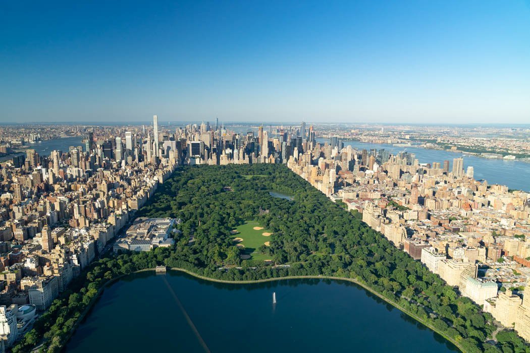 The Central Park from above
