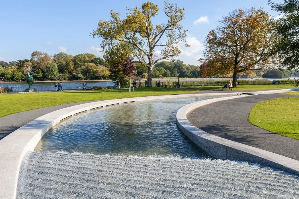 The Memorial Fountain for Princess Diana in Hyde Park