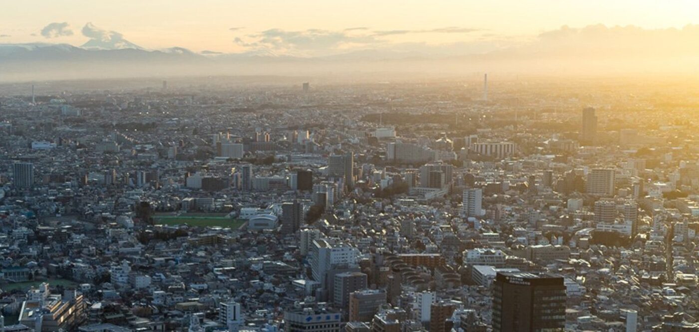 View over Tokyo City