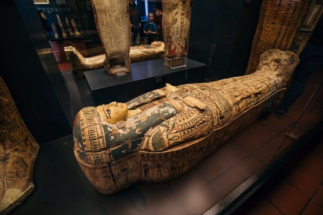 Sarcophagus in the Egyptian Museum at the Vatican