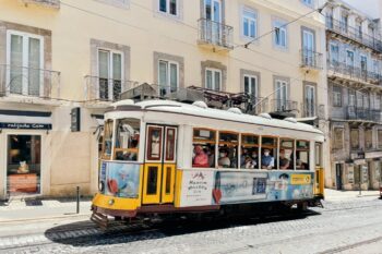 Tram 28E in Lisbon