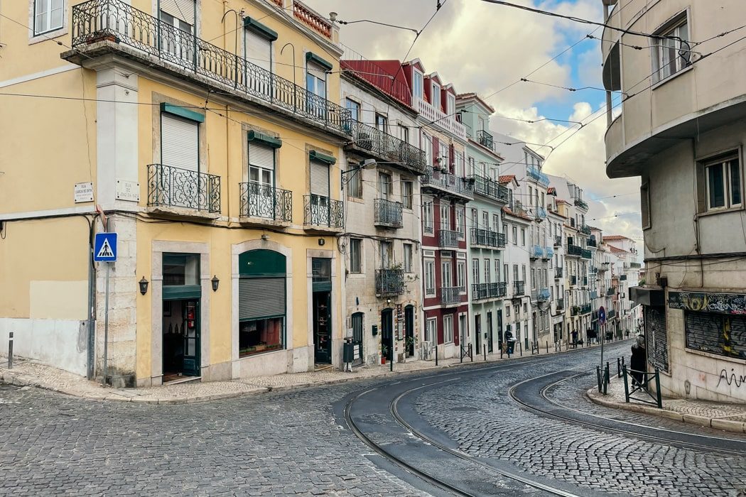 Street near Hotel Felix 10 in Lisbon