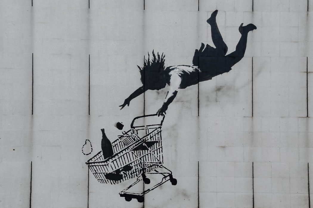 The Fallen Shopper by Banksy