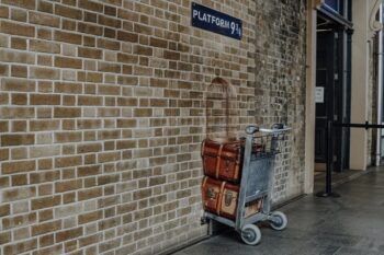 Platform 9 ¾ from Harry Potter